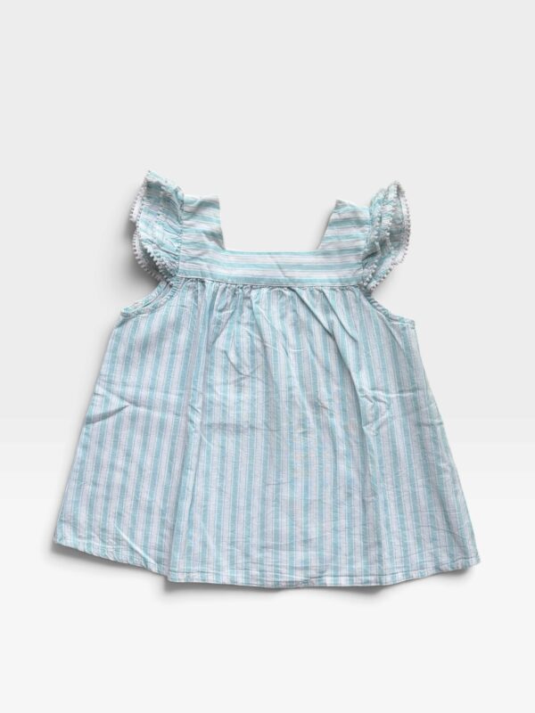 LOLA PALACIOS Blue & White Blouse - 8 years