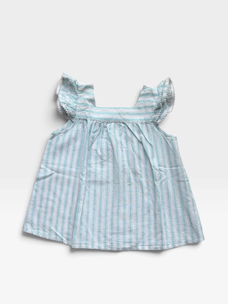 LOLA PALACIOS Blue & White Blouse - 8 years